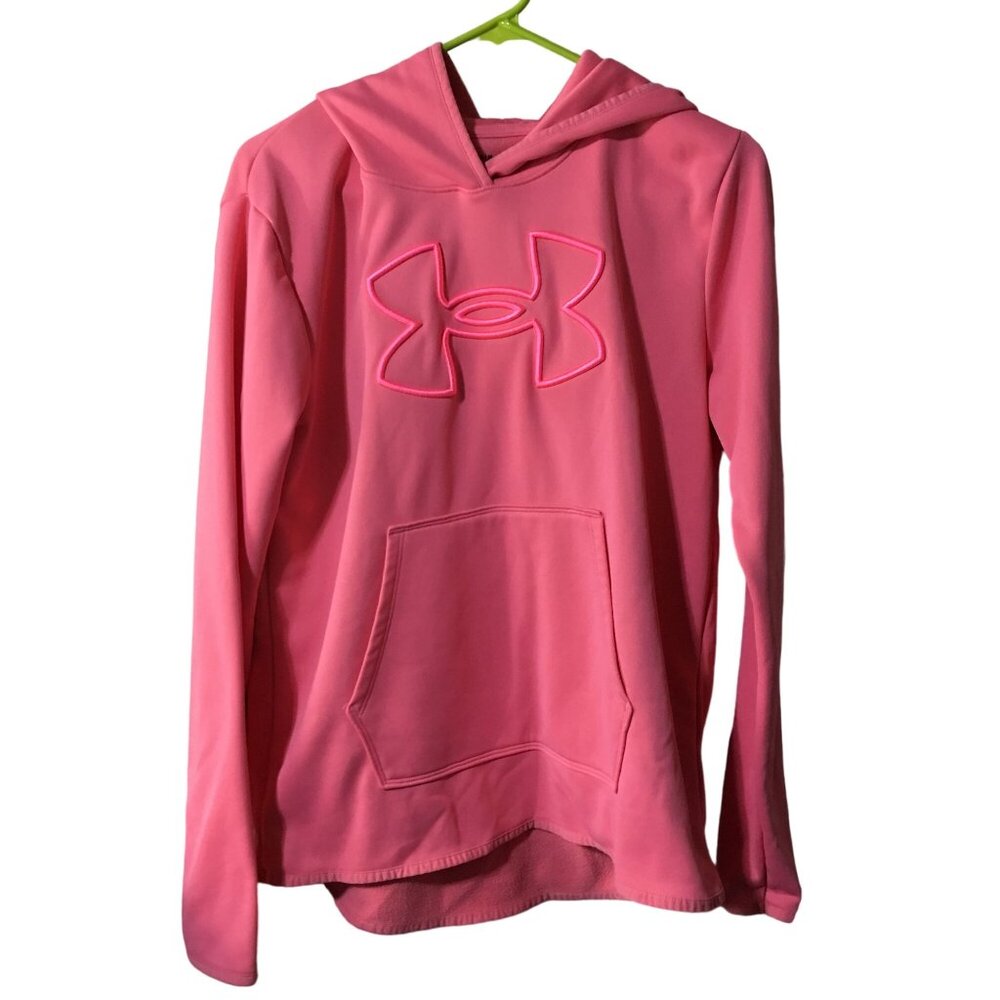 UNDER ARMOUR LIGHT PINK LOOSE HOODIE WOMENS SIZE MEDIUM